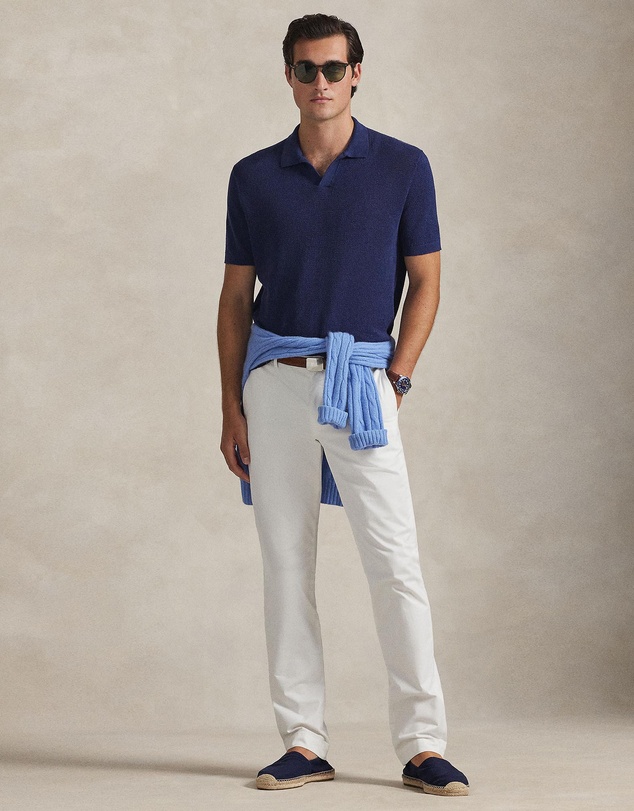 Polo Ralph Lauren - Textured Stretch Linen-Blend Sweater