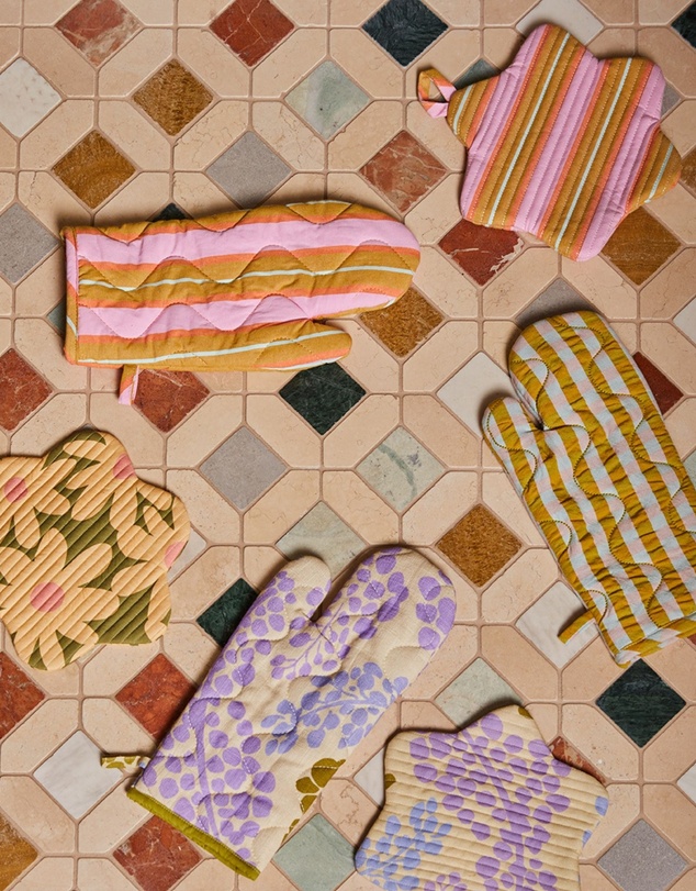Mosey Me - Sunrise Stripe Oven Mitt