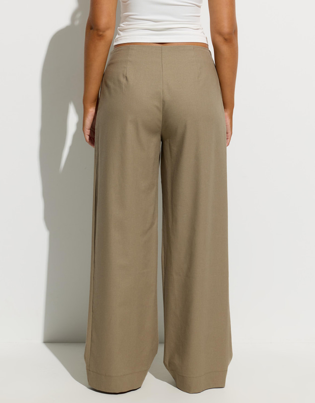 Dazie - Trevi Linen Blend Tailored Pants