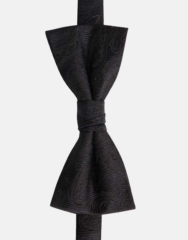 Jeff Banks - Plain Bow Tie & Pocket Square