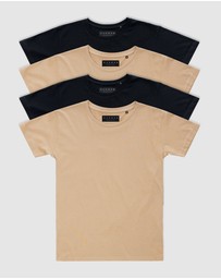 Xander - 4-Pack Blanc Tee