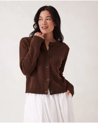 Ceres Life - Nelly Long Sleeve Knit Cardi