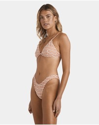 Billabong - Womens Wave Check Reese Underwire Bikini Top
