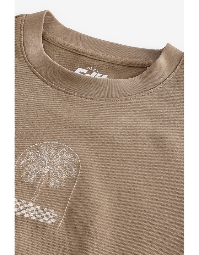 NEXT - Back Print Beach Graphic T-Shirt