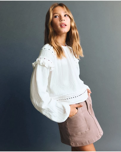 M.N.G - Becca Blouse - Kids-Teens