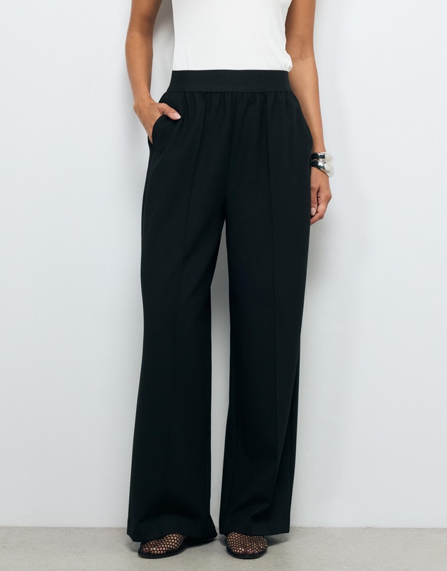 AERE - Arna elastic waist detail pant