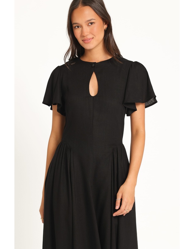 Petal & Pup - Jessima Midi Dress - Black