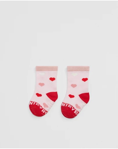 Country Road - Heart Sock