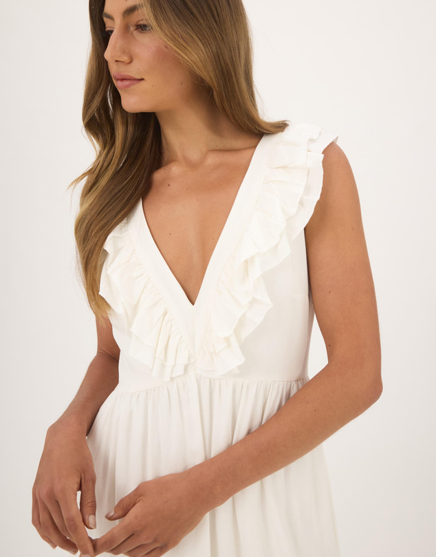Atmos&Here - Daisy Ruffle Sleeve Maxi Dress