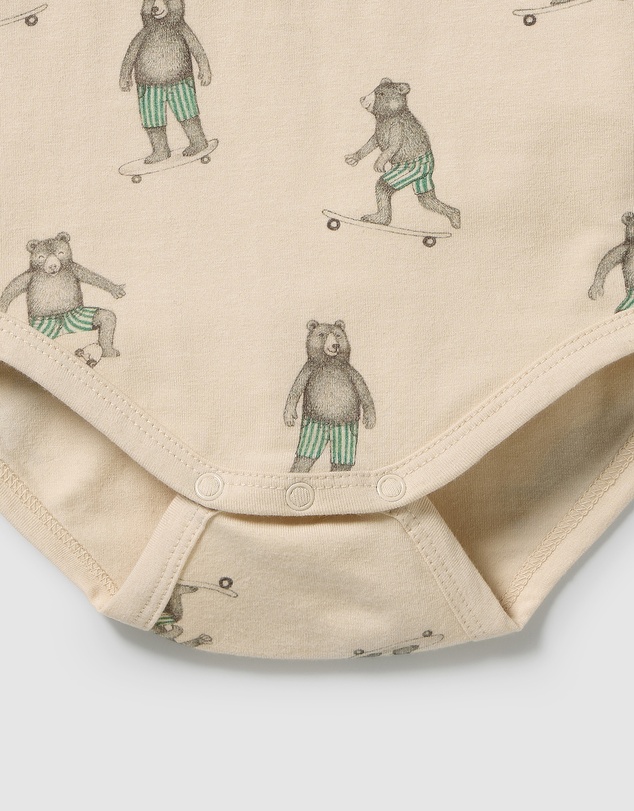 Wilson & Frenchy - Organic Henley Bodysuit - Babies