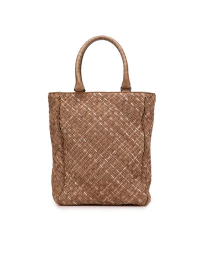Pre-Loved by Azura Reborn - Pre-Loved Calfskin Intrecciato Paglia Tote