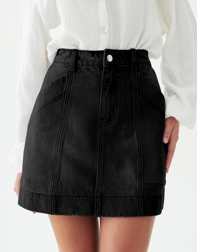 The Fated - Asha Denim Mini Skirt