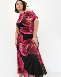 City Chic - Vivid Print Maxi Dress