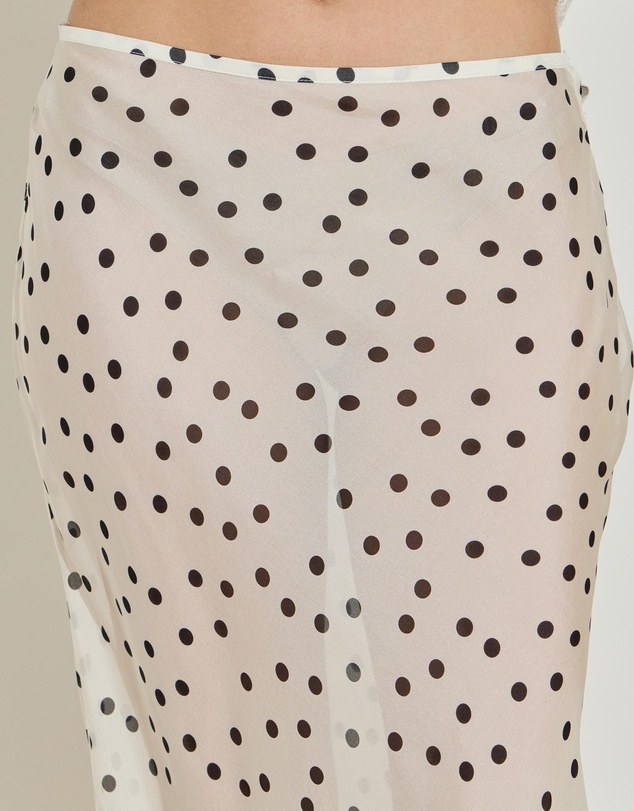Maison Essentiele - Silk Chiffon Midi Skirt