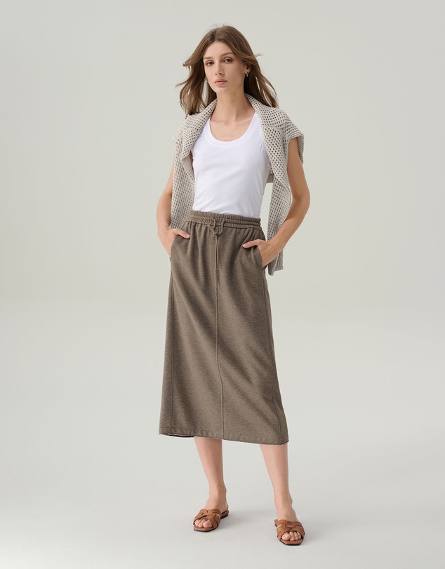 IDA+S - Vienna Cotton Midi Skirt