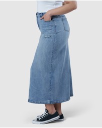 Sunday In The City - Hype Denim Maxi Skirt
