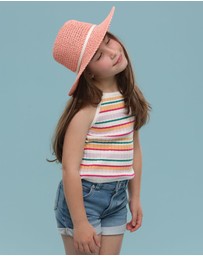 Morgan & Taylor - Mini Rosalie Floppy Hat