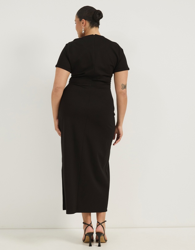 Atmos&Here Curvy - Astra Twist Maxi Dress With Side Split