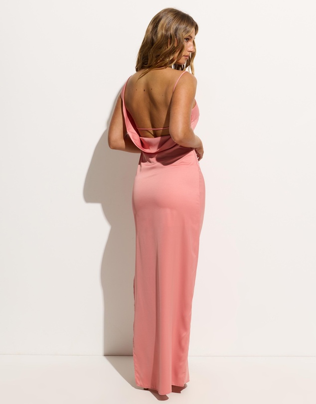 Dazie - Sofia Draped Back Cowl Maxi Dress
