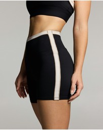 Rockwear - Blocked Mid Thigh Bike Shorts