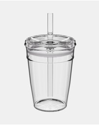 KeepCup - Original Cold Cup 12oz Reusable Coffee Cup with Straw Lid