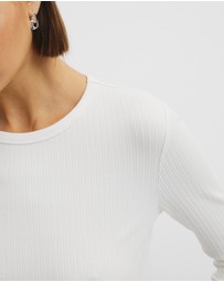 Country Road - Long Sleeve Rib Top
