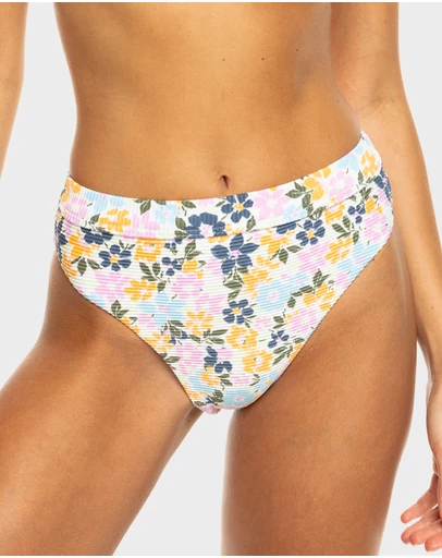 Roxy - Womens Salma Mid Waist Bikini Bottom