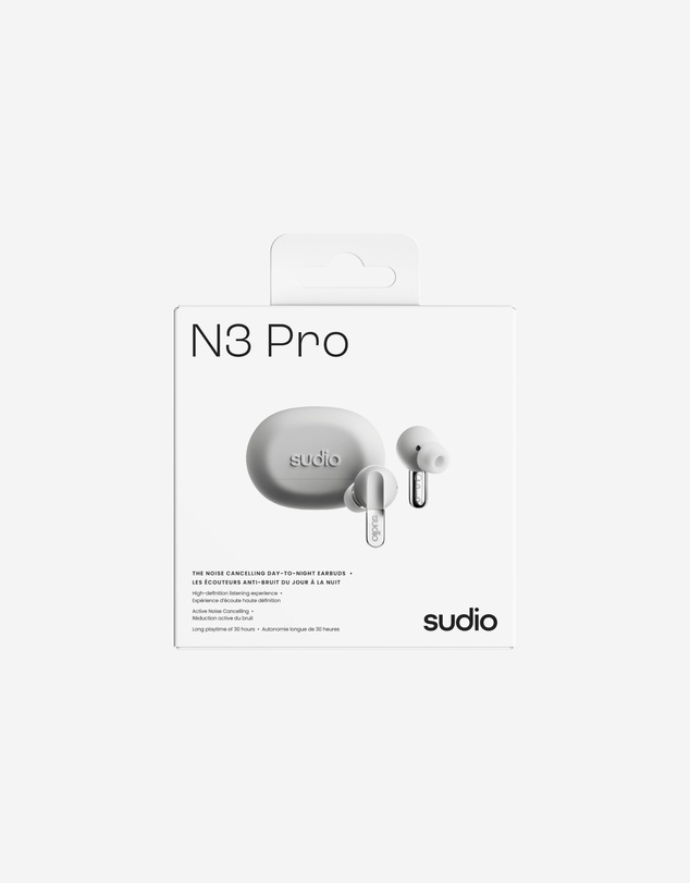 Sudio - N3 Pro - True Wireless Bluetooth In-Ear Headphones, Active Noise Cancelling Earbuds