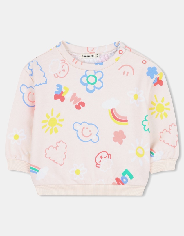 Billieblush - Heart Detail Sweater and Trousers Set - Babies