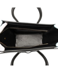 Pre-Loved by Azura Reborn - Pre-Loved Micro Tricolor Leather Luggage Tote