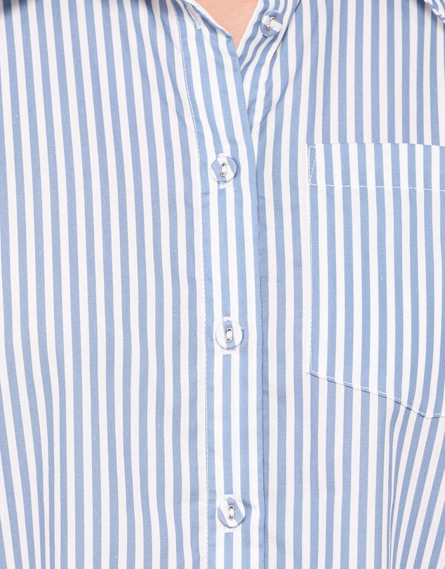 Petal & Pup - Jackson Button Up Shirt - Blue Stripe