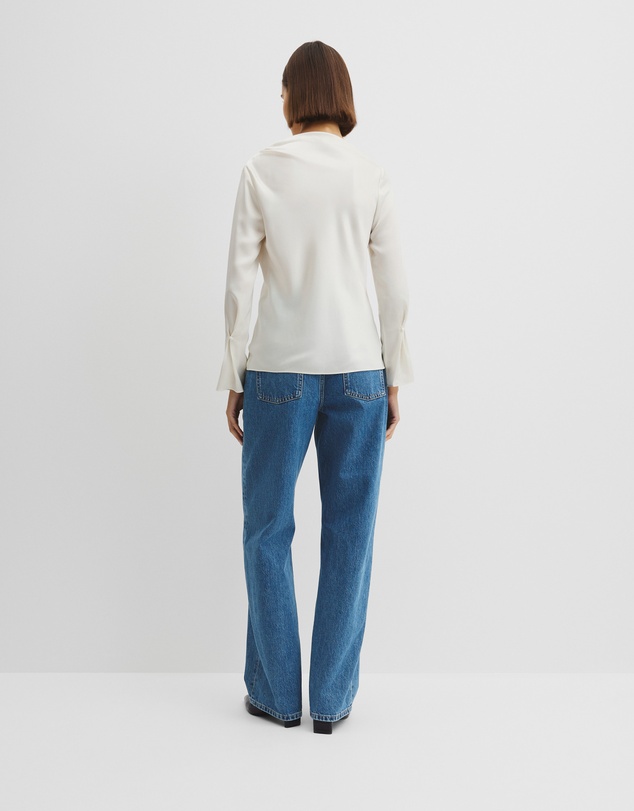 Country Road - Draped Long Sleeve Shirt