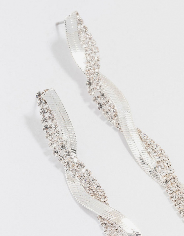 Lovisa - Silver Studs & Drop Cup Chain Earrings Multipack