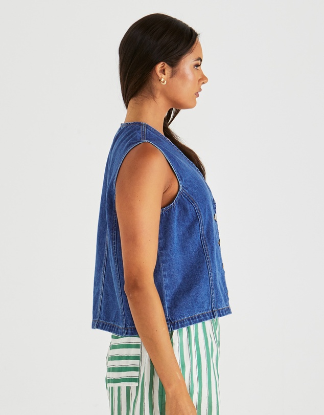 Sass - Sabine Denim Vest
