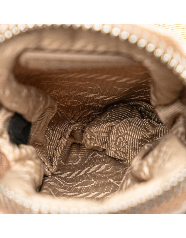 Pre-Loved by Azura Reborn - Pre-Loved prada Prada ReEdition 2005 Mini Bag Beige
