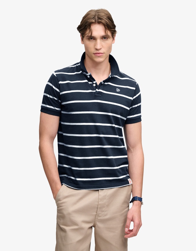 Superdry - Vintage Stripe Jersey Polo