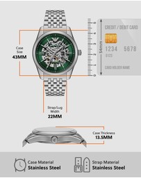 Emporio Armani - Silver Tone Analogue Watch