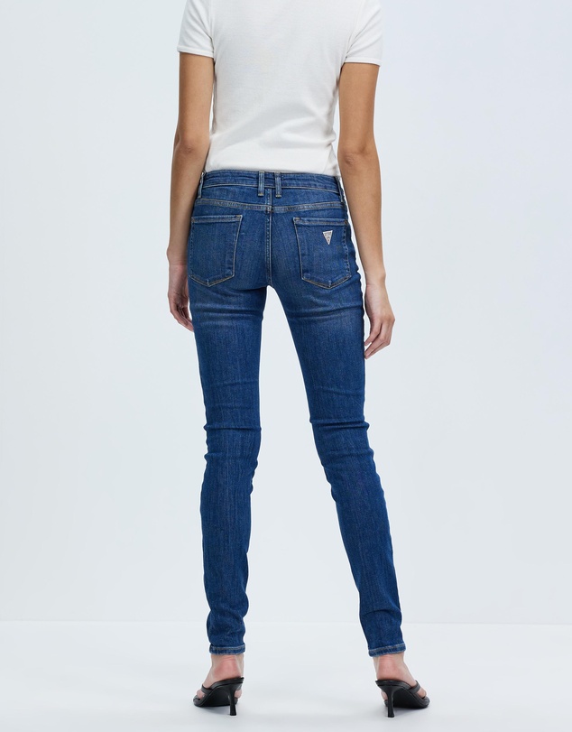 GUESS - Annette Mid Rise Skinny Jeans