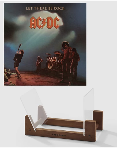 Sony Music - Ac/Dc Let There Be Rock Vinyl Album & Crosley Record Storage Display Stand