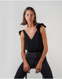 Lydan The Label - Double Bow Bodysuit
