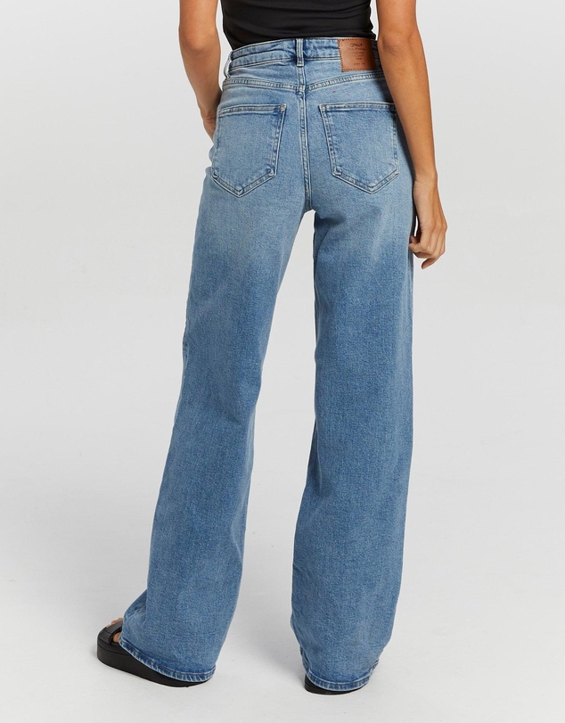 ONLY - Juicy High Waisted Wide Leg Jeans