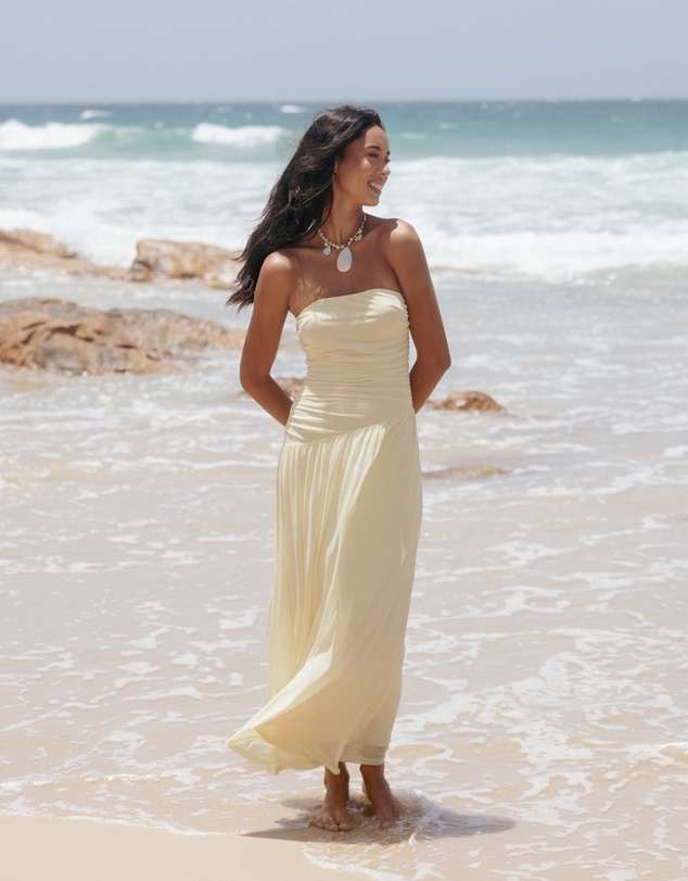 Petal & Pup - Calypso Maxi Dress - Butter Yellow