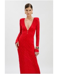 Bardot - Zenia Long Sleeve Midi Dress