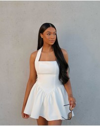 Heiress Beverly Hills - Halter Contour A-Line Mini Dress