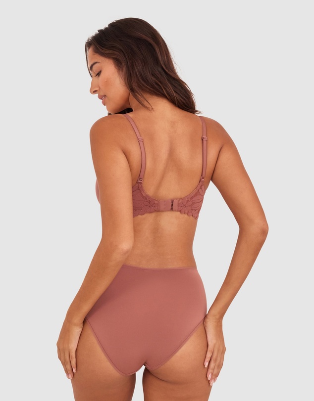 Bras N Things - NKD Lightly Lined Relaxed Wire Bra - Mocha