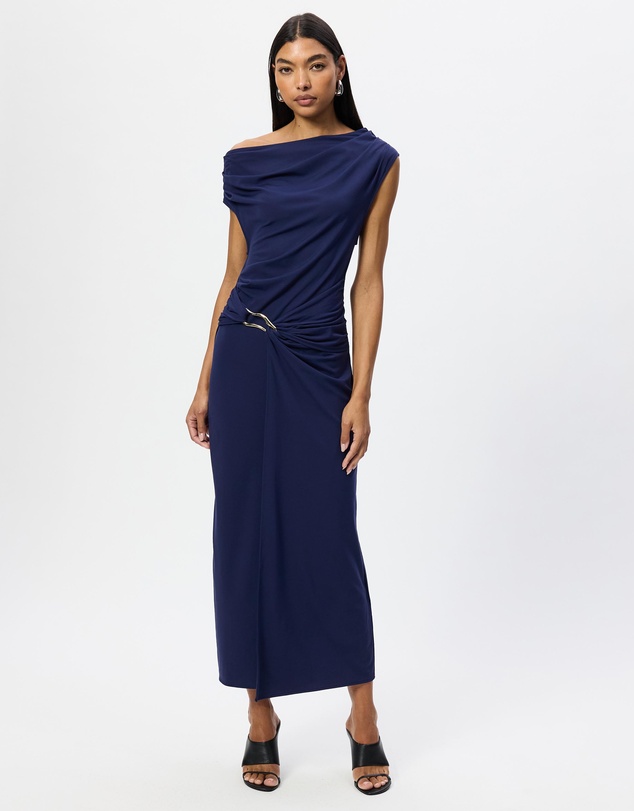 & Other Stories - Draped Midi Dress