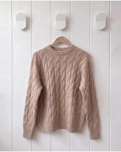 SILK MAGNOLIA - Cashmere Cable Jumper