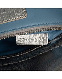 Pre-Loved by Azura Reborn - Pre-Loved Small Metallic Grained Calfskin Cannage My ABCDior Lady Dior