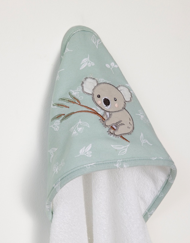 Living Textiles - Organic Hooded Towel - Australiana