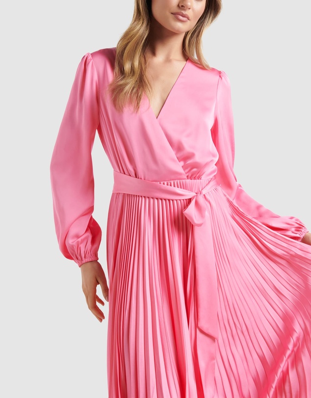 Forever New - Ellery Petite Pleated Wrap Midi Dress